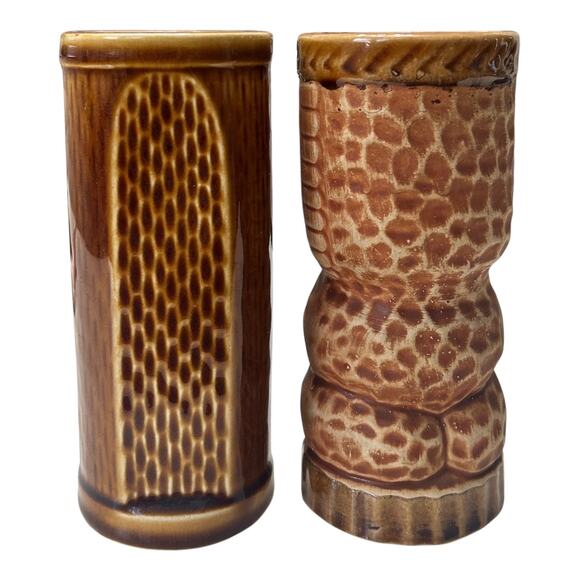 Vintage Orchids of Hawaii Green Tiki Mug Made in Japan Ceramic Drink Mug Cup. - Picture 2 of 12